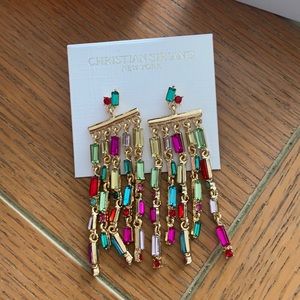 🧡 NWT Multi Color Chandelier Earrings